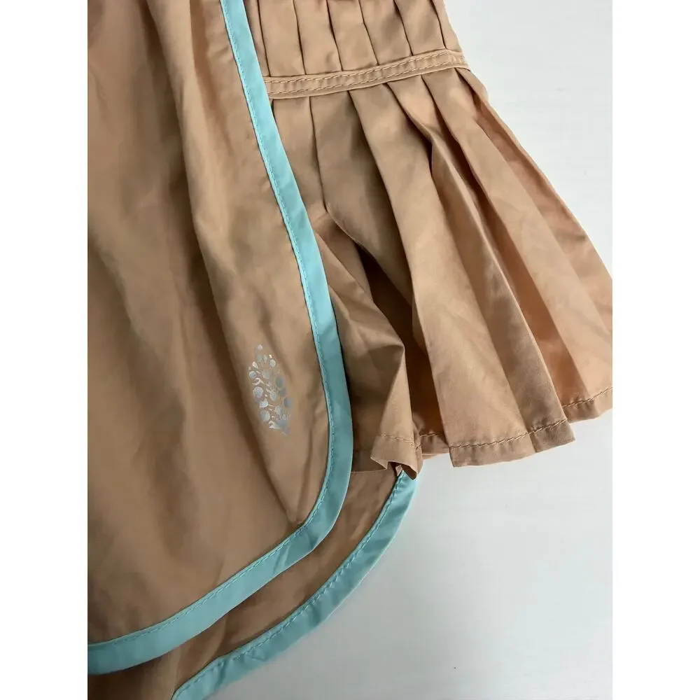 FP Movement Womens Easy Tiger Shorts Tan And Blue Workout Running Size Small
